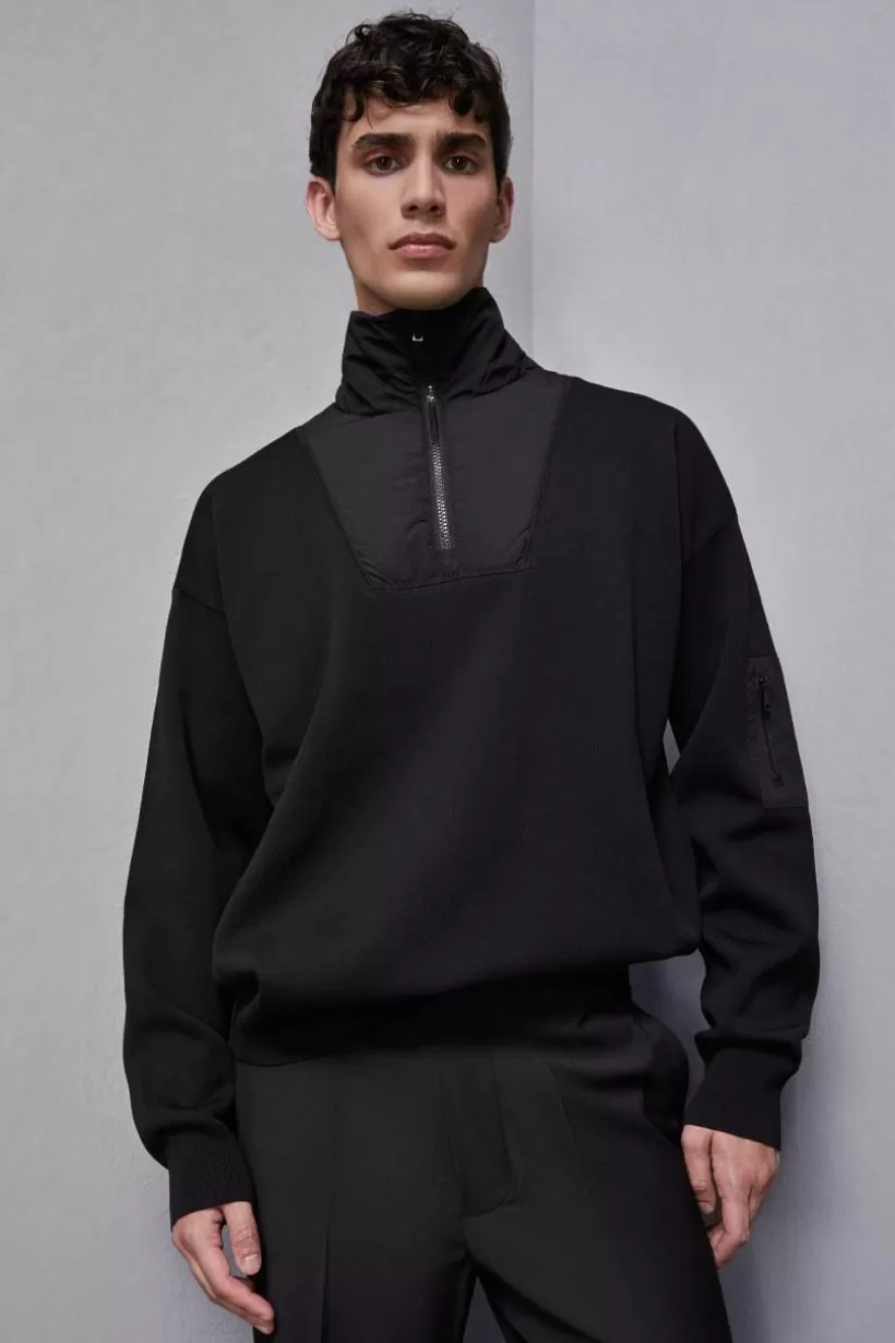 bluzka_z_nylonowymi_wstawkami_0.webp Bluzka z nylonowymi wstawkami^Patrizia Pepe Fashion