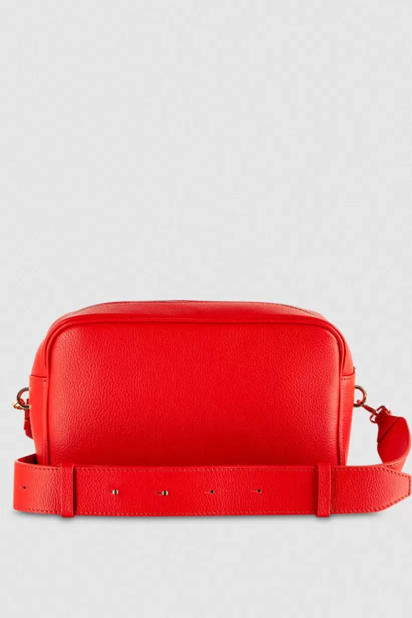 Fly skórzana torba typu Camera bag z łańcuszkiem^Patrizia Pepe Sale