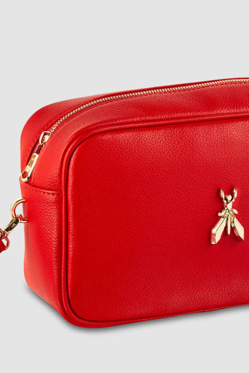 Fly skórzana torba typu Camera bag z łańcuszkiem^Patrizia Pepe Sale