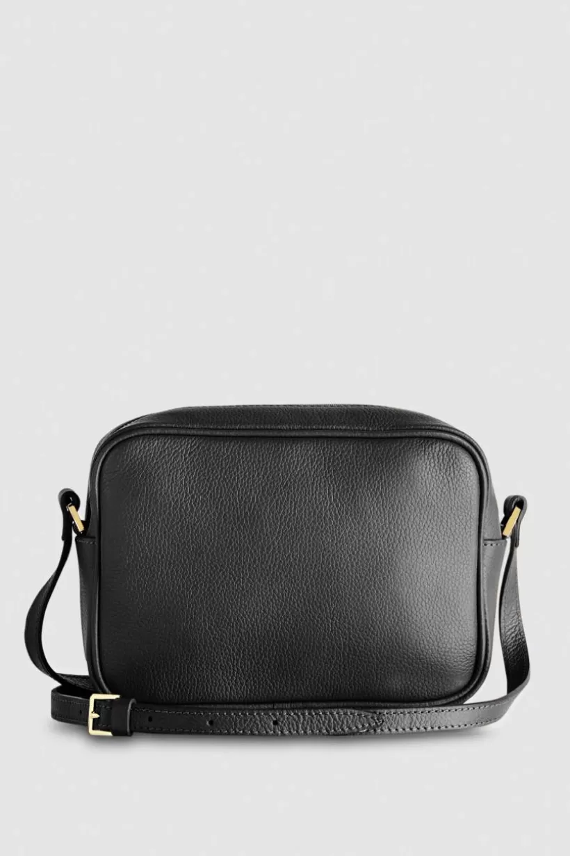 Fly skórzana torba typu Camera bag z wewnętrzną kieszenią^Patrizia Pepe Shop