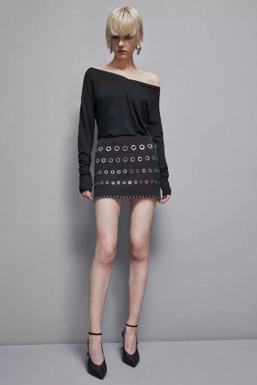 minispdniczka_z_krepy_z_niskim_stanem_5.webp Minispódniczka z krepy z niskim stanem^Patrizia Pepe Clearance