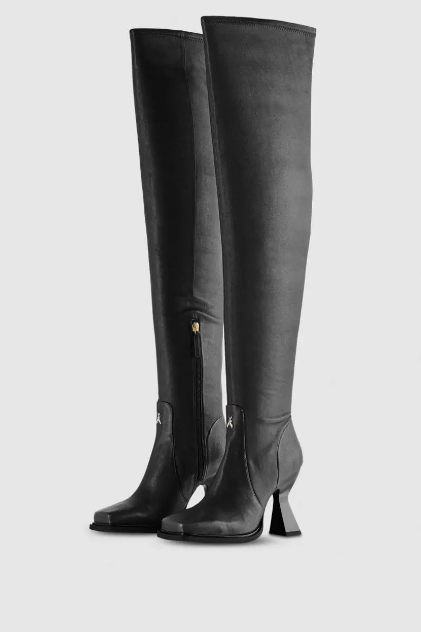 Skórzane kozaki chunky Astral^Patrizia Pepe Hot