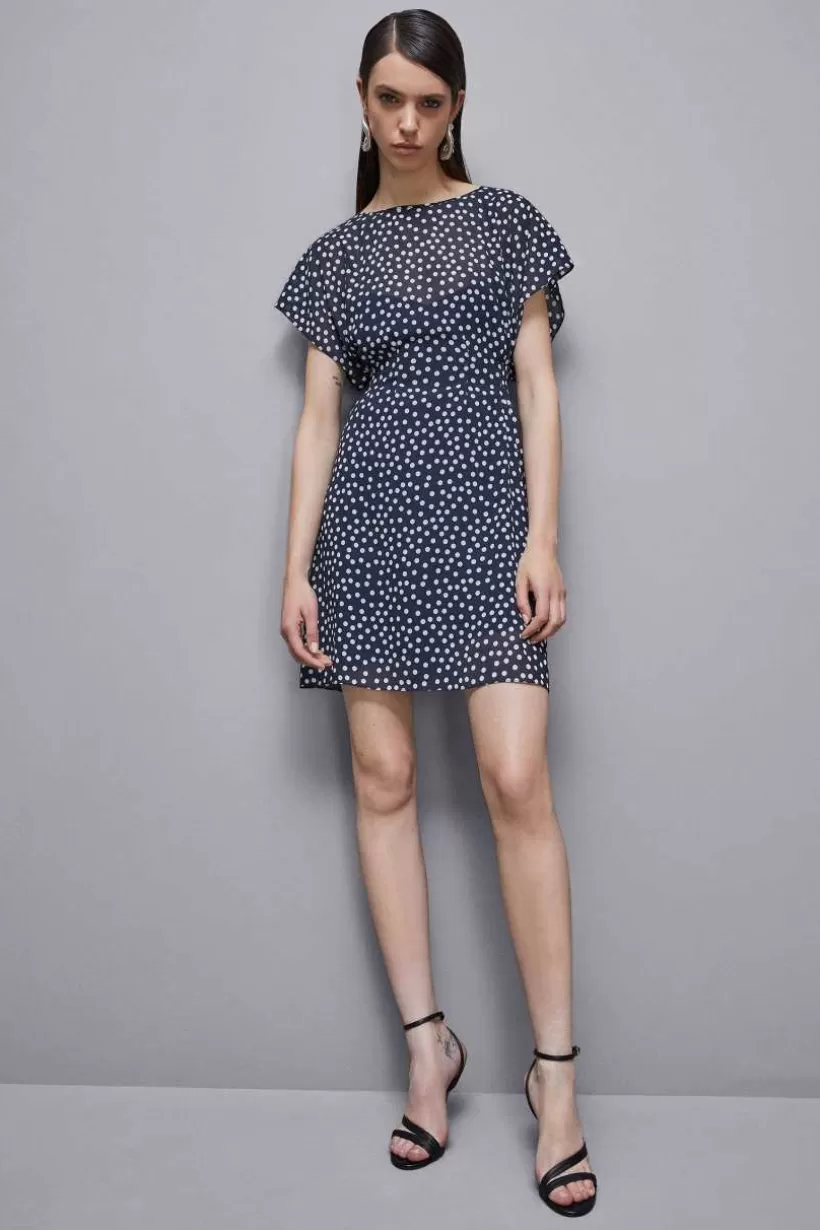 sukienka_mini_ze_wzorzystej_orety_5.webp Sukienka mini ze wzorzystej żorżety^Patrizia Pepe Sale