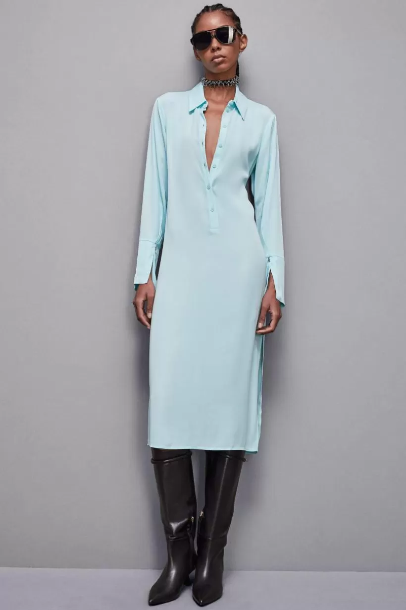 Sukienka z diagonalu z szarfą Essential^Patrizia Pepe Cheap