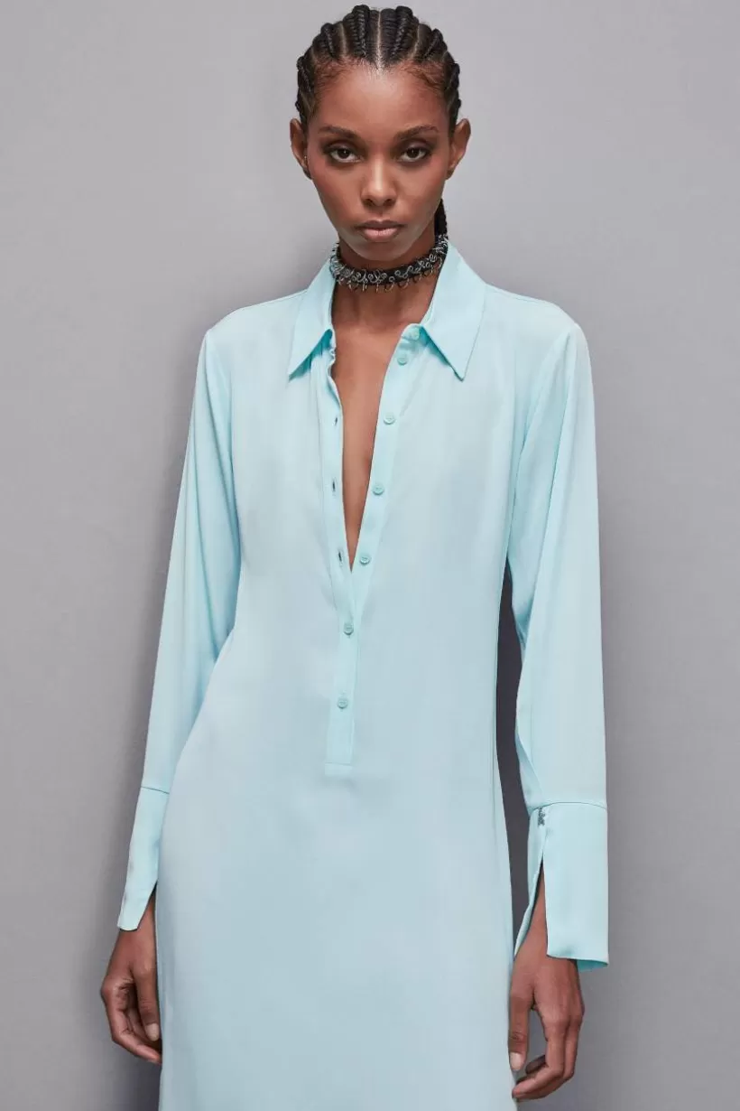 Sukienka z diagonalu z szarfą Essential^Patrizia Pepe Cheap