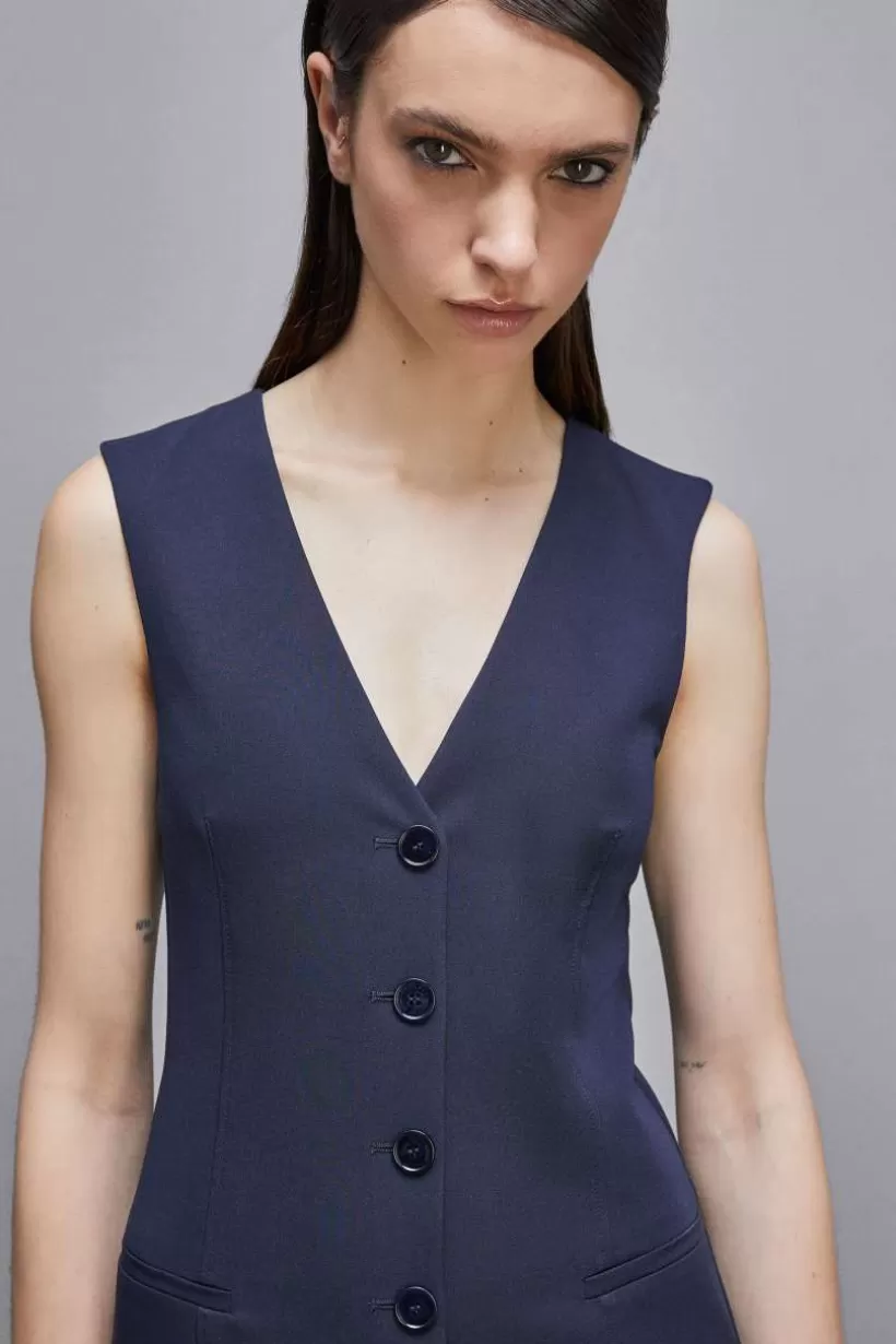 szmizjerka_z_rozciciami_z_gabardyny_3.webp Szmizjerka z rozcięciami z gabardyny^Patrizia Pepe Shop