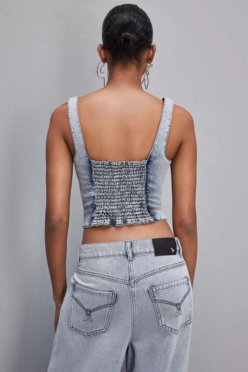 top_z_elastycznego_denimu_2.webp Top z elastycznego denimu^Patrizia Pepe Fashion