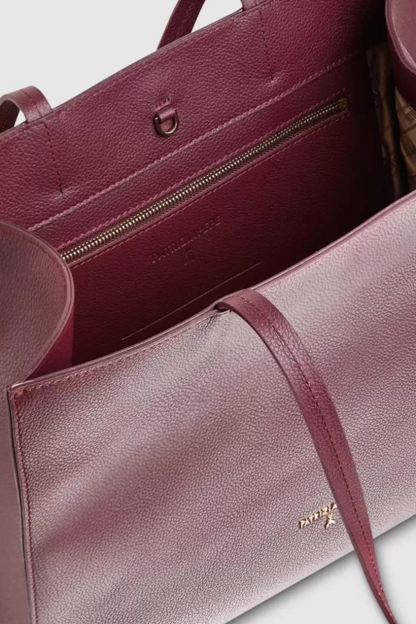 Torba typu shopper z międlonej skóry^Patrizia Pepe Store