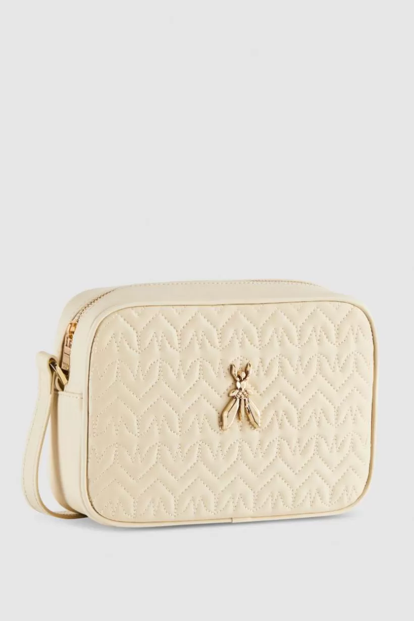 Torebka na ramię z pikowanej skóry^Patrizia Pepe Shop