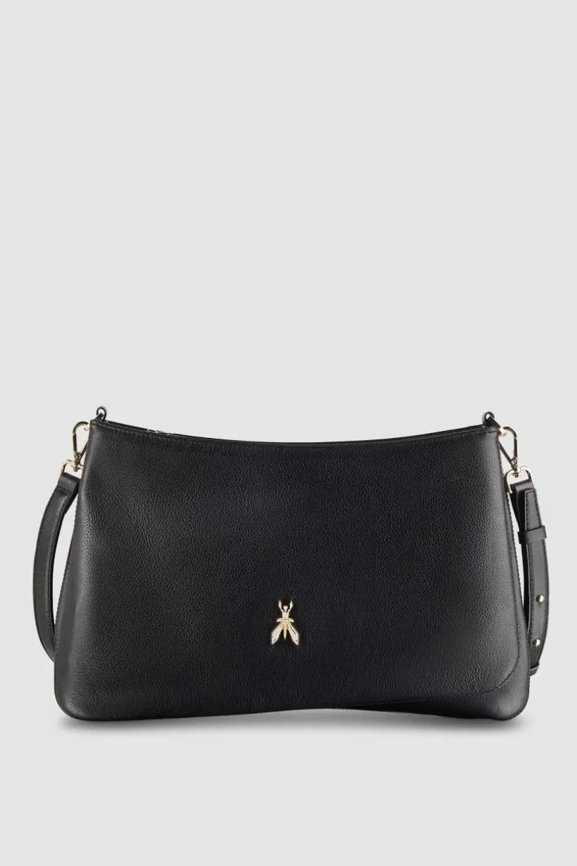 Trzykomorowa torba z paskiem na ramię^Patrizia Pepe Discount