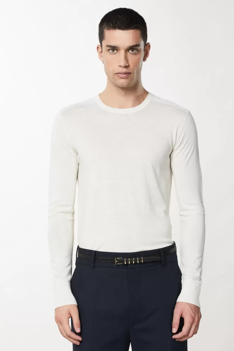 weniany_sweter_slim_fit_1.webp Wełniany sweter slim fit^Patrizia Pepe Hot